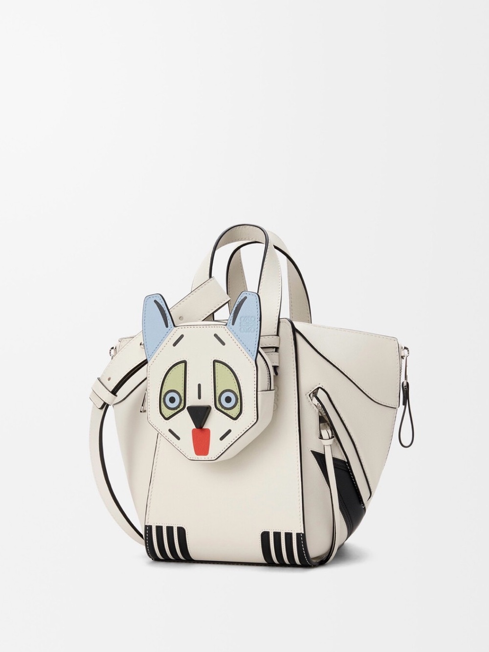 Loewe x Louis Wain Hammock leather top-handle bag